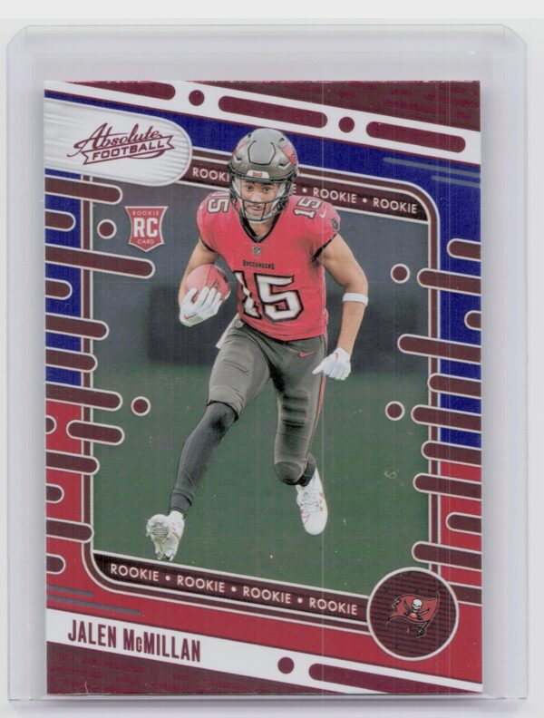 2024 Absolute Jalen McMillan Red and Blue RC #173 Buccaneers