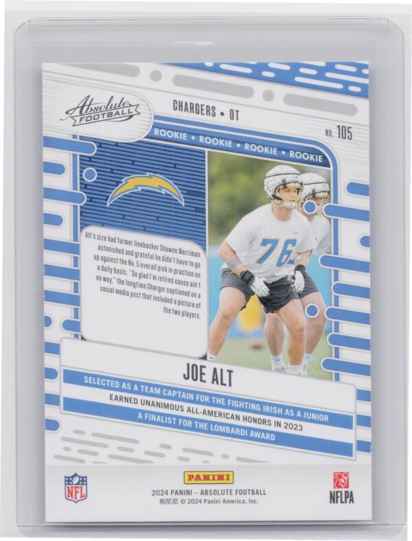 2024 Absolute Joe Alt Red and Blue RC 105 Chargers - Image 3