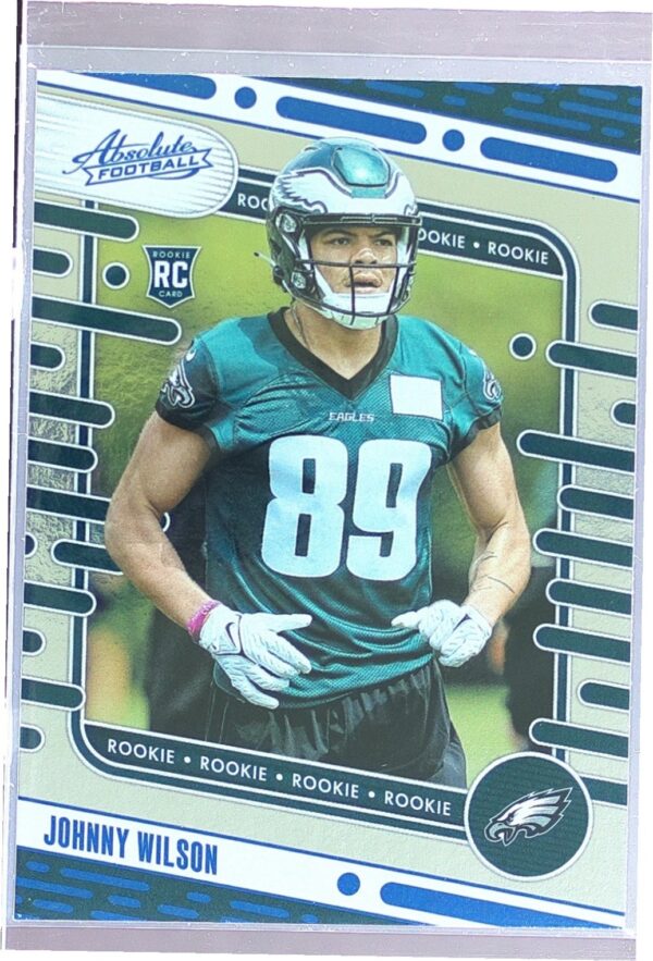 2024 Absolute Johnny Wilson Blue RC #196 Eagles