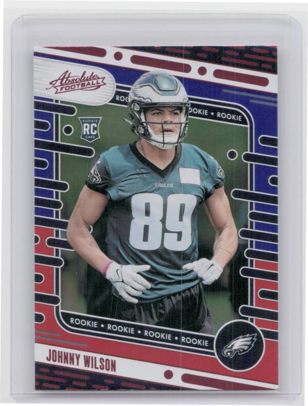 2024 Absolute Johnny Wilson Red and Blue RC 196 Eagles