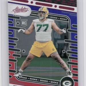 2024 Absolute Jordan Morgan Red and Blue RC 125 Packers