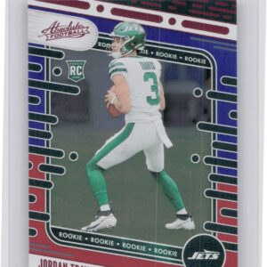 2024 Absolute Jordan Travis Red and Blue 195 Jets