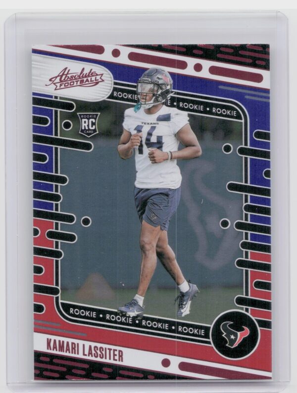 2024 Absolute Kamari Lassiter Red and Blue RC 142 Texans