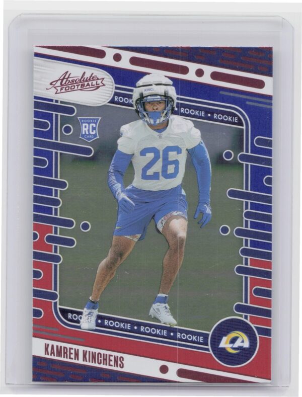 2024 Absolute Kamren Kinchens Red and Blue RC 175 Rams
