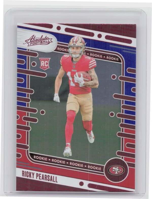 2024 Absolute Ricky Pearsall Red and Blue RC #131 49ers