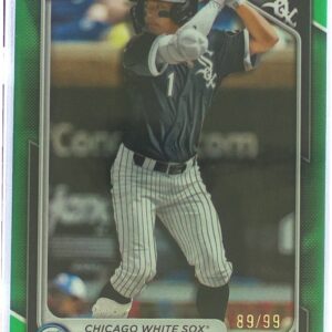 2024 Bowman Chrome Rikuu Nishida /99 #BCP-188 Sox Prospects Green Refractors