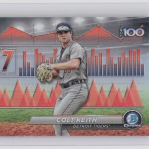 2024 Bowman Colt Keith #BTP-17 Tigers Bowman Scouts' Top 100