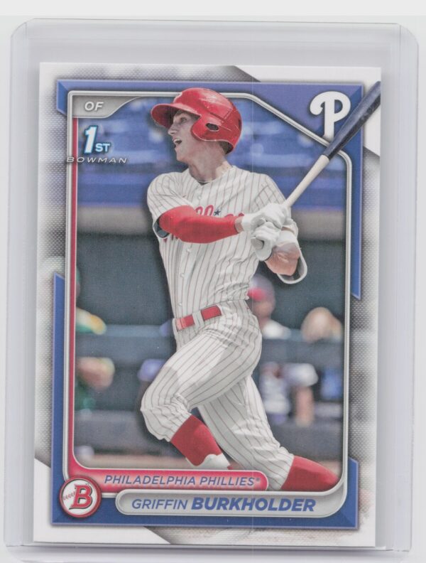 2024 Bowman Draft Griffin Burkholder #BD-60 Phillies