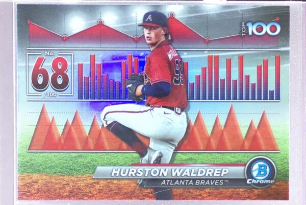 2024 Bowman Hurston Waldrep #BTP-68 Braves Bowman Scouts' Top 100