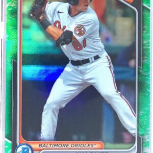 2024 Bowman Max Wagner #BCP-18 Orioles Chrome Prospects Lunar Glow Refractors