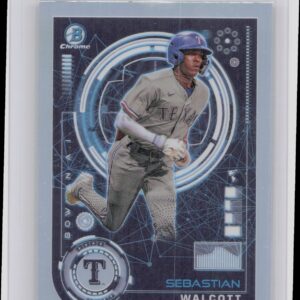 2024 Bowman Sebastian Walcott #BAI-12 Rangers Bowman A.I.