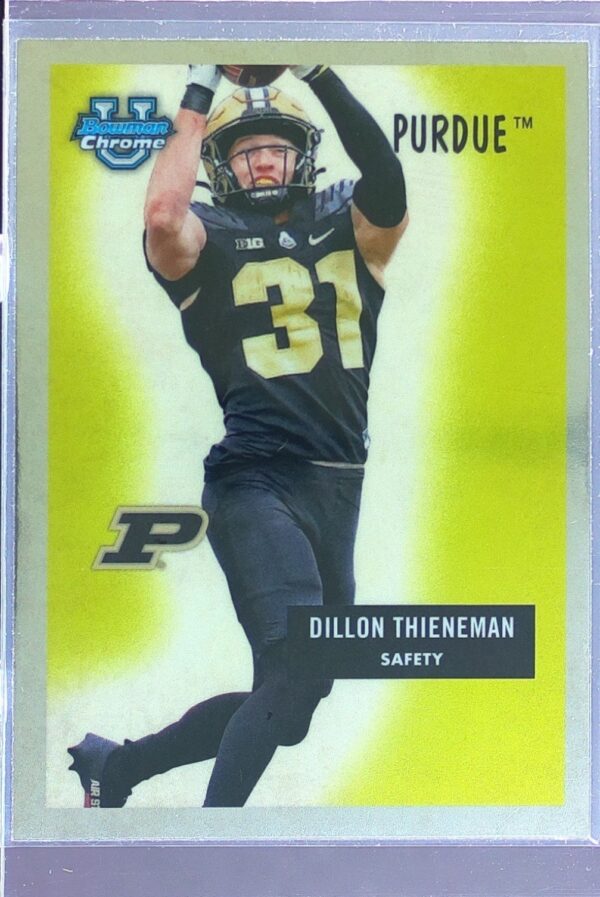 2024 Bowman University Chrome Dillon Thieneman 55B-29 Boilermakers 1955 Bowman