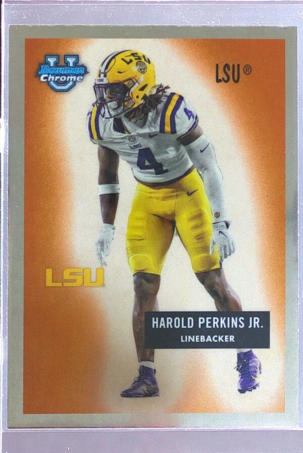 2024 Bowman University Chrome Harold Perkins Jr. #55B-6 Tigers 1955 Bowman