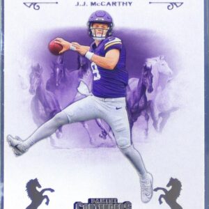 2024 Contenders J.J. McCarthy RC #9 Vikings Rookie Stallions