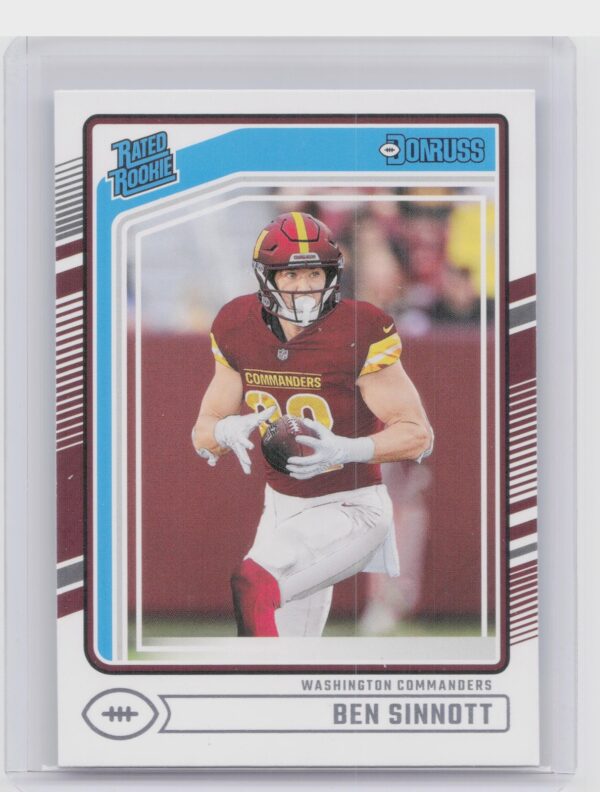 2024 Donruss Ben Sinnott RC 314 Commanders
