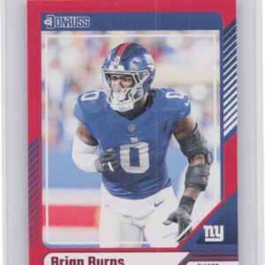 2024 Donruss Brian Burns Press Proof Red 14 Giants
