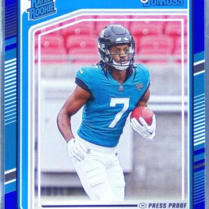 2024 Donruss Brian Thomas Jr. Press Proof Blue RC #313 Jaguars