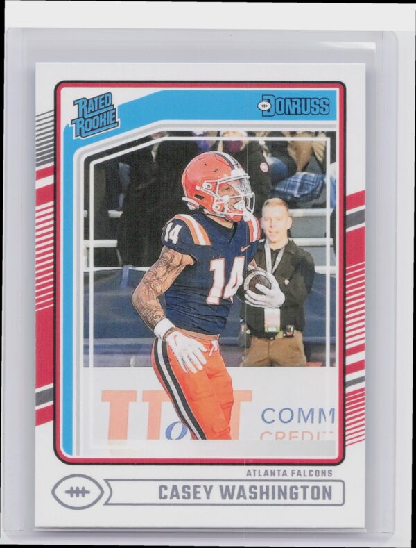 2024 Donruss Casey Washington 392 Falcons