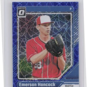 2024 Donruss Emerson Hancock Optic Blue Velocity Prizm #11 Mariners
