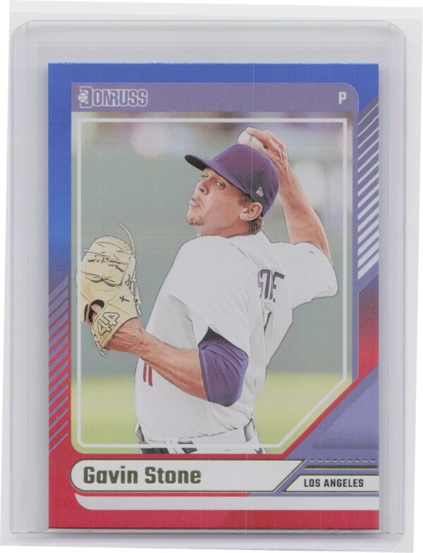 2024 Donruss Gavin Stone Red and Blue #49 Dodgers
