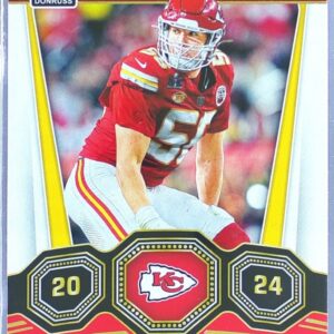 2024 Donruss George Karlaftis 16 Chiefs Champ is Here