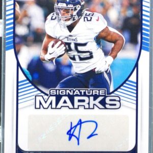 2024 Donruss Hassan Haskins Auto SMA-HHA Titans Signature Marks