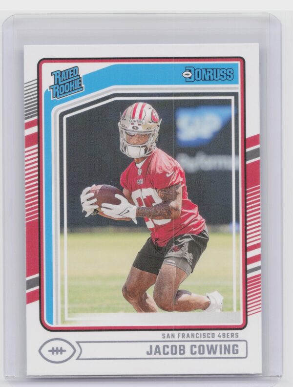 2024 Donruss Jacob Cowing RC 378 49ers
