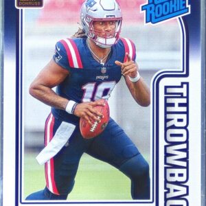 2024 Donruss Joe Milton III RC #9 Patriots Rated Rookies Throwback
