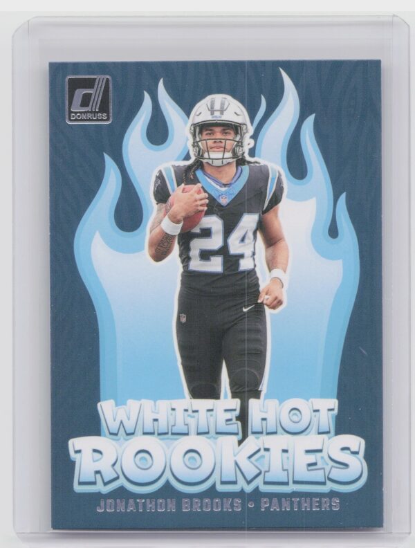 2024 Donruss Jonathon Brooks WH6 Panthers White Hot Rookies