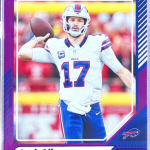 2024 Donruss Josh Allen Press Proof Purple 300 Bills