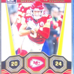 2024 Donruss Justin Watson #6 Chiefs Champ is Here