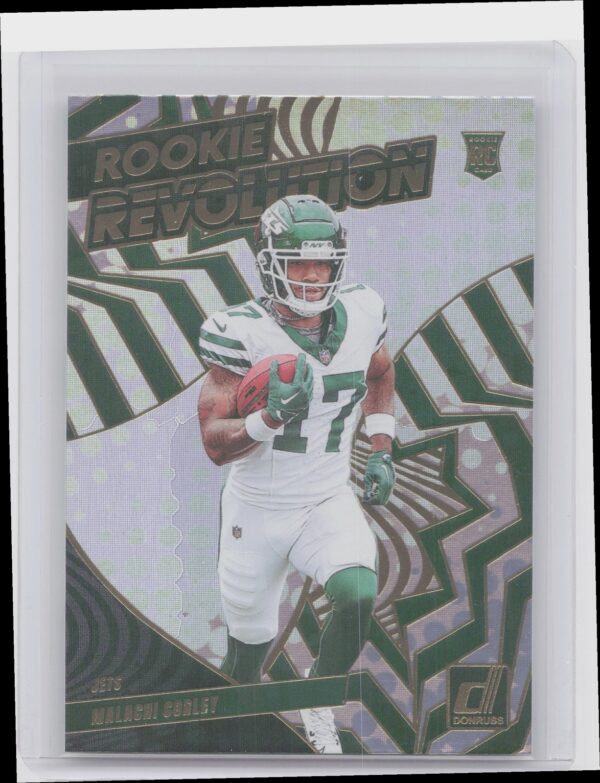 2024 Donruss Malachi Corley 34 Jets Rookie Revolution