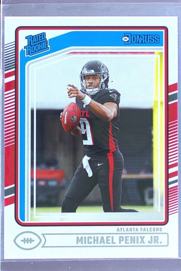 2024 Donruss Michael Penix Jr. RC 308 Falcons