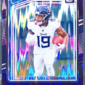 2024 Donruss Optic Jha'Quan Jackson Purple Shock RC #253 Titans