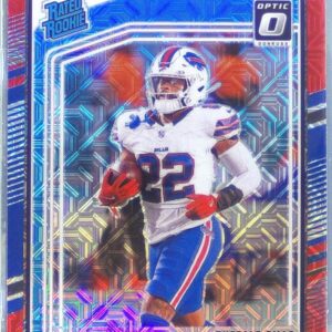 2024 Donruss Optic Ray Davis Red Mojo RC #283 Bills