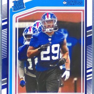 2024 Donruss Tyrone Tracy JR. RC #364 Giants