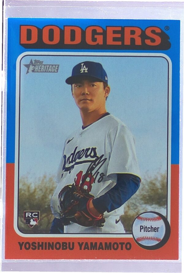 2024 Heritage Yoshinobu Yamamoto RC #553 Dodgers
