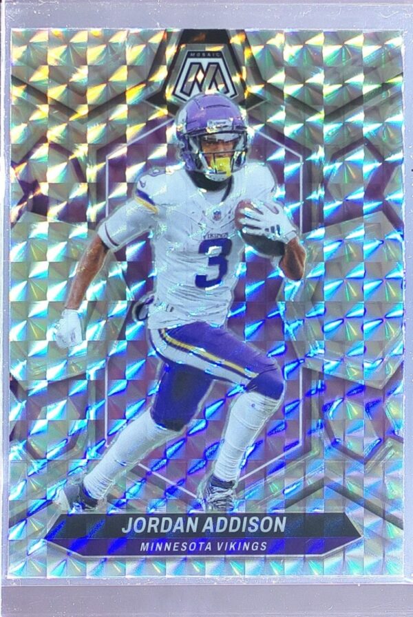 2024 Mosaic Jordan Addison Mosaic 144 Vikings