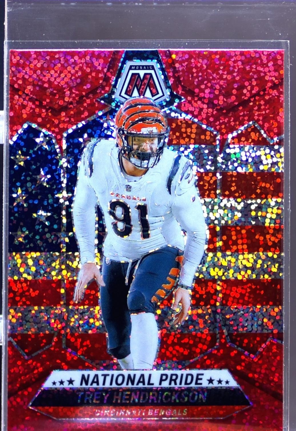 2024 Mosaic Trey Hendrickson Red Sparkle 267 Bengals