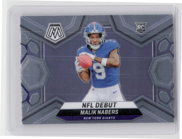 2024 Panini Mosaic Malik Nabers NFL Debut 284 Giants