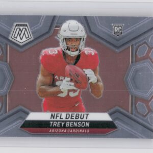 2024 Panini Mosaic Trey Benson RC NFL Debut 277 Cardinals