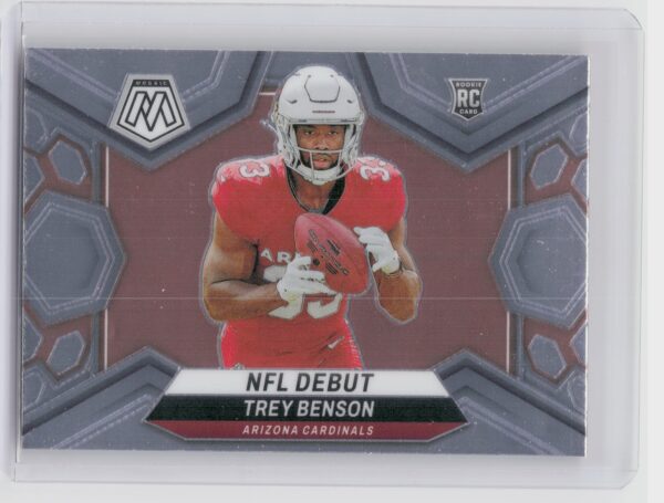 2024 Panini Mosaic Trey Benson RC NFL Debut 277 Cardinals