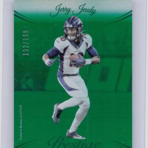 2024 Panini Prestige Jerry Jeudy Green Premium Xtra Points /199 69 Browns