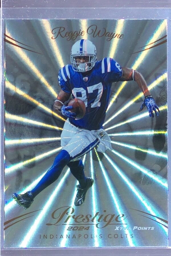 2024 Panini Prestige Reggie Wayne Sunburst Xtra Points 133 Colts