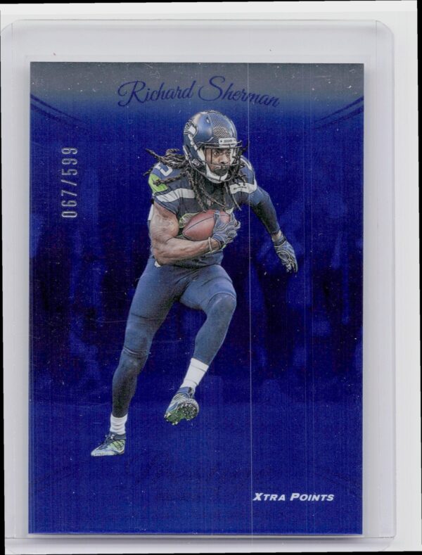 2024 Panini Prestige Richard Sherman Blue Xtra Points /599 273 Seahawks