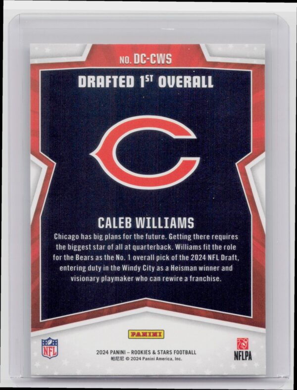 2024 Panini Rookies & Stars Caleb Williams DC-CWS Bears Draft Class - Image 3