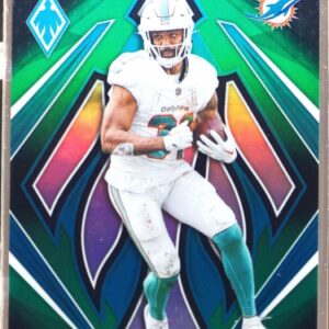 2024 Phoenix Raheem Mostert Green Fade /199 #122 Dolphins