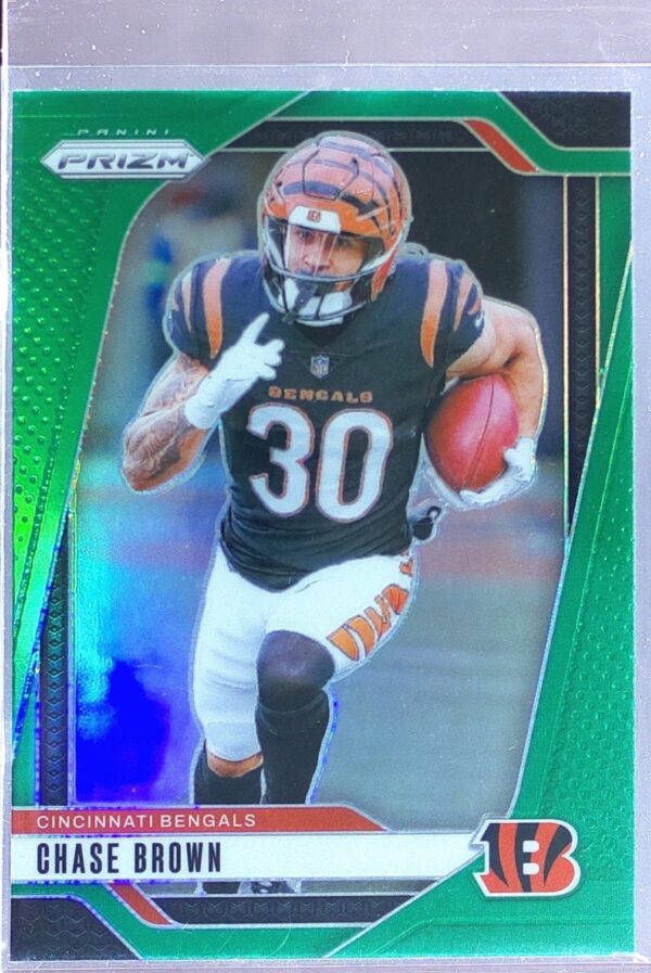 2024 Prizm Chase Brown Green 60 Bengals