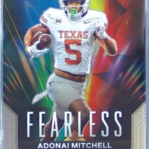 2024 Prizm Collegiate Draft Picks Adonai Mitchell RC F-AMI Longhorns Fearless