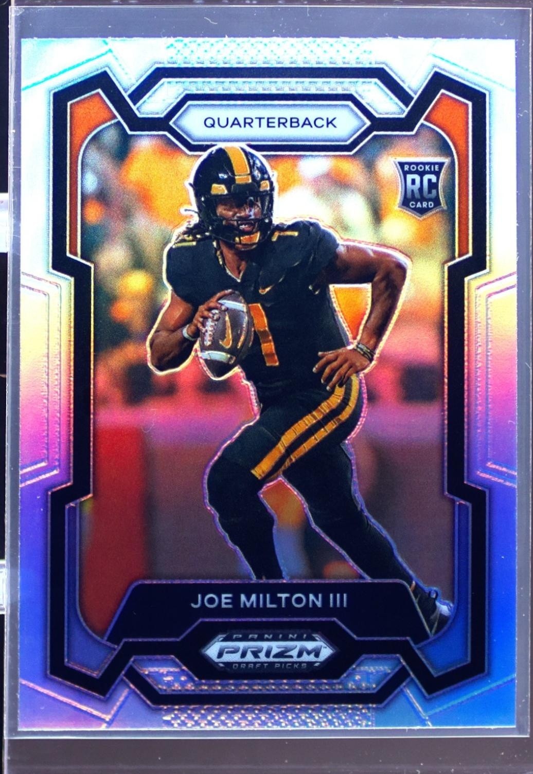 2024 Prizm Collegiate Draft Picks Joe Milton III Silver RC 157 Volunteers